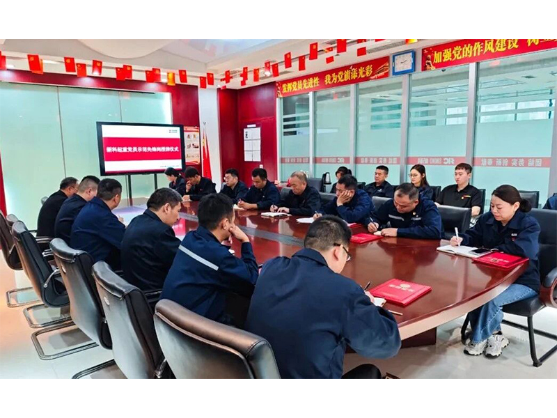 党建领 航促发展｜伟德国际1946举行党员示范先锋岗授牌仪式